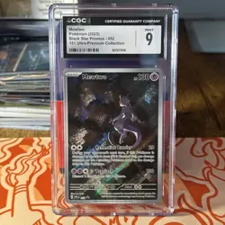 Pokemon TCG Mewtwo 052 Full Art Black Star Promo Scarlet & Violet 151 - Image 1