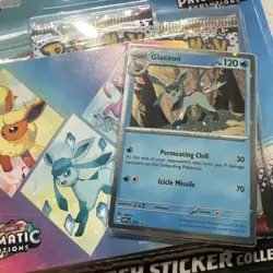Pokemon TCG Prismatic Evolutions Tech Sticker Collection New - Image 3