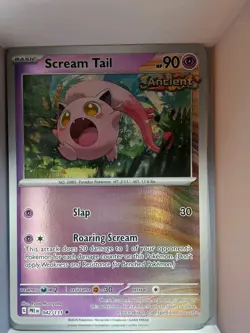 Pokemon TCG Prismatic Evolutions Reverse Holo #042 Scream Tail - Image 1