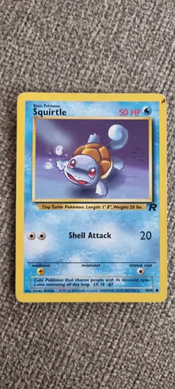 Squirtle - Pokemon TCG - MP - Common - Team Rocket 68/82 - Image 1