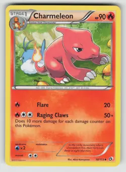 Charmeleon 18/113 Uncommon Legendary Treasures Pokemon LP - Image 1