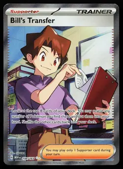Bill's Transfer 194/165 Ultra Rare Scarlet & Violet 151 Pokemon Card - Image 1
