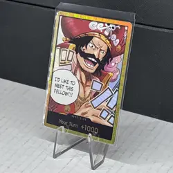 Don Card Gol.D.Roger Gold Frame OP13 Carrying On His Will One Piece Gold DON!! - Image 3