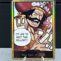 Don Card Gol.D.Roger Gold Frame OP13 Carrying On His Will One Piece Gold DON!! - Image 4