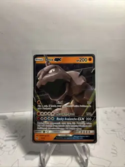 Pokemon TCG Onix GX 36/68 Hidden Fates Ultra Rare Holo Card (NM) - Image 2
