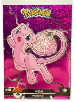 2025 Pokemon Crystal Card Collection Mixed Lot of 5 Trading Cards Mew - Image 2