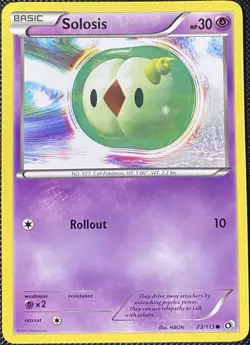 Solosis 73/113 Legendary Treasures Regular - Pokemon Card - Image 1