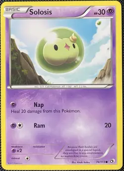 Solosis 74/113 Legendary Treasures Regular - Pokemon Card - Image 1