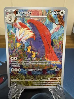 Braviary 214/191 Holo Illustration Rare Surging Sparks Pokemon Card NEAR MINT - Image 1