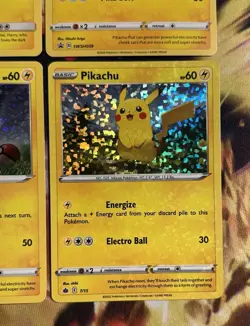 Pokemon TCG Pikachu Promo Card Lot x4 Detective Pika, Black Star, 25th Near Mint - Image 5