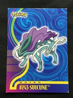 Suicune # 245 Pokemon Card Topps TV Animation Edition - Image 1