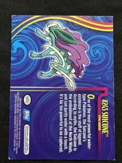 Suicune # 245 Pokemon Card Topps TV Animation Edition - Image 2