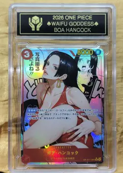 BOA HANCOCK Waifu Goddess Manga Card CUSTOM MADE Black label - Image 1