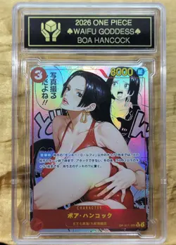 BOA HANCOCK Waifu Goddess Manga Card CUSTOM MADE Black label - Image 2