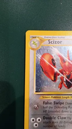 Pokemon TCG Scizor Neo Discovery Holo Rare Trading Card 10/75 Vintage - Image 5