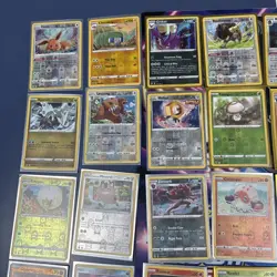 Pokemon TCG Assorted Reverse Holo Card Lot - 50 Reverse Holo Cards! - Image 1