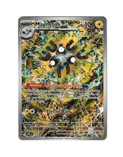Pokemon TCG Magneton SVP 159 Surging Sparks Promo Card NM Condition - Image 1