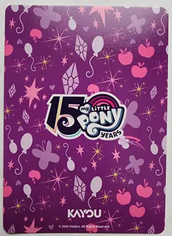 My Little Pony Trading Card 15 Years Spike Kayou MLPME02-SGR-007L5 2025 Foil - Image 2