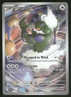 Tornadus 2025 Scarlet & Violet Black Star Promo Pokemon Card 210 (NM) - Image 1