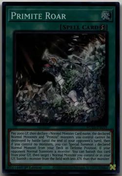 Primite Roar Super Rare Rage of the Abyss ROTA-EN059 LP - Image 1