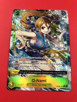 One Piece CCG | (O-Nami | OP06-101) | SR Alt Art Rare English Card TCG - Image 3