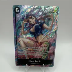 One Piece TCG Nico Robin OP12-087 Legacy of the Master SR Foil alt art - Image 1