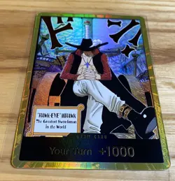 DON!! Card Dracule Mihawk Gold One Piece OP14 The Azure Sea's Seven NM unplayed - Image 1