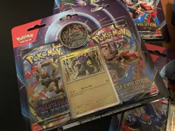 Pokemon Mega Evolution Phantasmal Flames + Raikou Card Lot Of 5 Sealed - Image 2