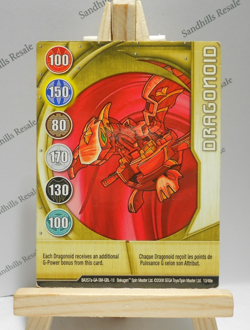 Bakugan Card - Dragonoid - Gold Gate Card - BA357a - 10/48e - 2008 - Image 1