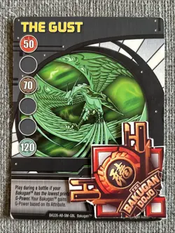 Bakugan Battle Brawlers The Gust 🔵 Blue Ability Card Ventus Skyress 35/48d - Image 2