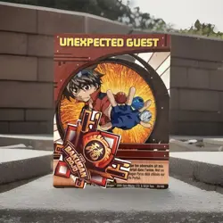 Bakugan Battle Brawlers Unexpected Guest 🔴 Red Ability Card 28/48b Dan Kuso - Image 1