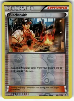 Blacksmith 88/106 XY - Flashfire LP Pokemon Card TCG - Image 1