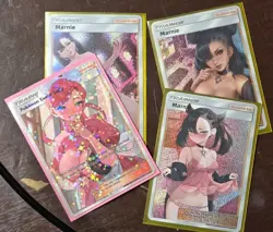 Pokemon Cards Lot (Lewd Waifu Full Art Trainer Customs) - Image 1