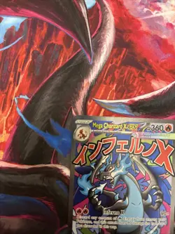 Mega Charizard x EX 023 Me: Mega Evolution Promo Holo Pokemon Card - Image 4