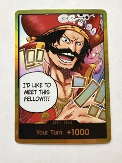DON!! Card (Gol.D.Roger) (Gold) Carrying On His Will Foil Your Turn Op13 - Image 1
