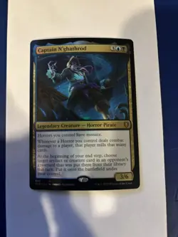 MTG Captain N'ghathrod - Foil, Light Play, English Commander Legends: Battle for - Image 1