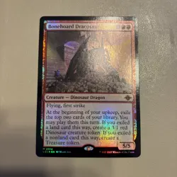 *FOIL* Bonehoard Dracosaur - The Lost Caverns of Ixalan - MTG Magic - NM - Image 1