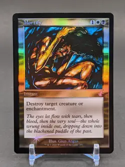 Mortify 381 - (M/NM) Special Foil Rare - MTG Time Spiral Remastered (TSR) - Image 1