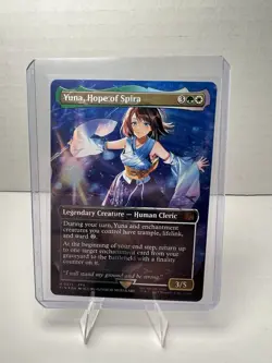 MTG x Final Fantasy YUNA, HOPE OF SPIRA 571 Borderless Chocobo Track Foil - Image 1