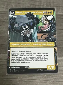 Eddie Brock Venom, Lethal Protector (0224) - Borderless M MTG Marvel's Spider - Image 1