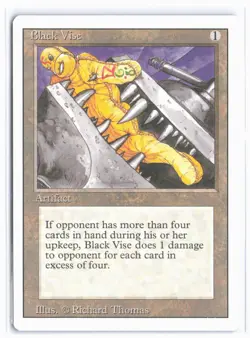 Black Vise Revised Edition Magic the Gathering - Image 1