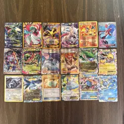 Pokemon Lot - XY ERA - Heavy Played to Damaged - Rayquaza, Alakazam, Charizard - Image 1