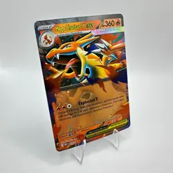Pokemon Mega Charizard Y ex 030 Mega Evolution Black Star Promo Holo TCG Card - Image 3