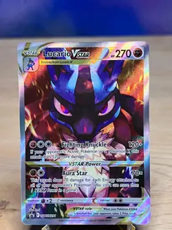 SWSH Black Star Lucario VSTAR SWSH291 Promo Pokemon NM/M - Image 1
