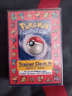 Pokemon Misty's Trainer Deck B Sealed Mint - Extremely Rare - Image 1