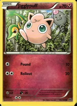 Jigglypuff 65/124 Common XY Fates Collide Pokemon - Image 1