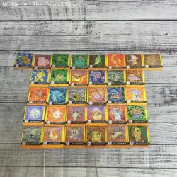 VTG. Lot Of 32 1999 Pokemon Artbox Action Flips Premier Edition Lenticular Cards - Image 1