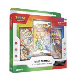 Pokemon TCG First Partner Illustration Collection Series 1 Presale Ships 3/26 - Image 1