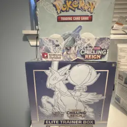 Pokemon Sword & Shield Chilling Reign Booster Box & Elite Trainer Box combo - Image 1