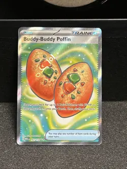 Pokemon TCG Rare Candy Buddy Poffin 167/132 Trainer Mega EVO - Image 1